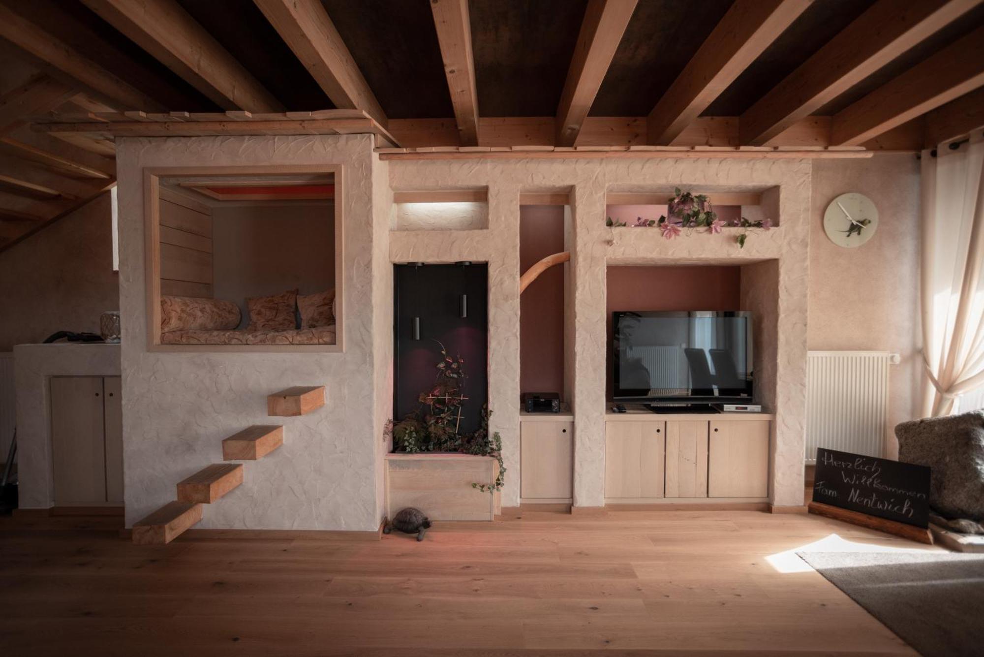 Suedlaendisches Chalet Mit Hauseigener Sauna 비에탁 외부 사진